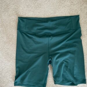 Girlfriend collective float bike shorts, green 4XL